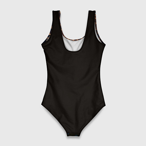 Женский купальник-боди Праздничные коты / 3D-принт – фото 2