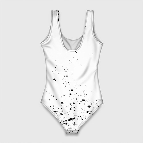 Женский купальник-боди Juventus краски текстура всплеск / 3D-принт – фото 2