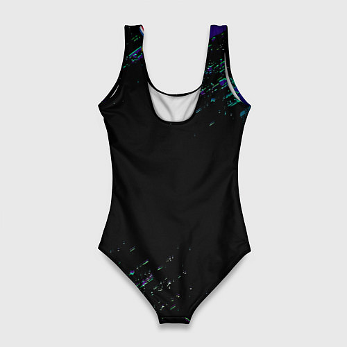 Женский купальник-боди Бавария Мюнхен краски текстура / 3D-принт – фото 2