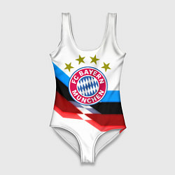Женский купальник-боди Бавария Мюнхен геометрия спорт