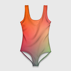 Купальник-боди 3D женский Color multicolored, цвет: 3D-принт