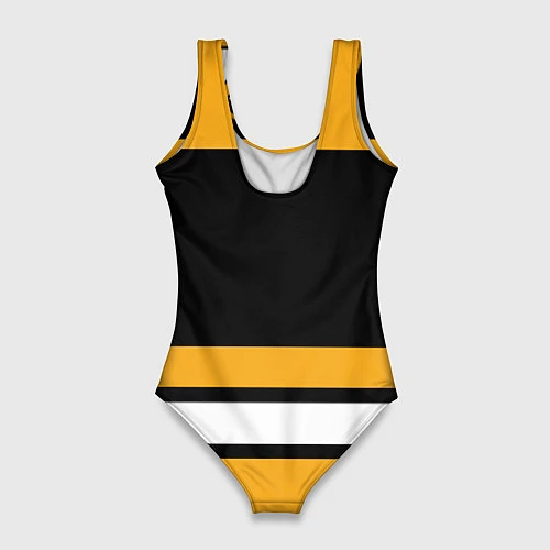 Женский купальник-боди Boston Bruins / 3D-принт – фото 2