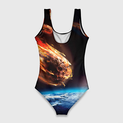 Женский купальник-боди Метеориты / 3D-принт – фото 2