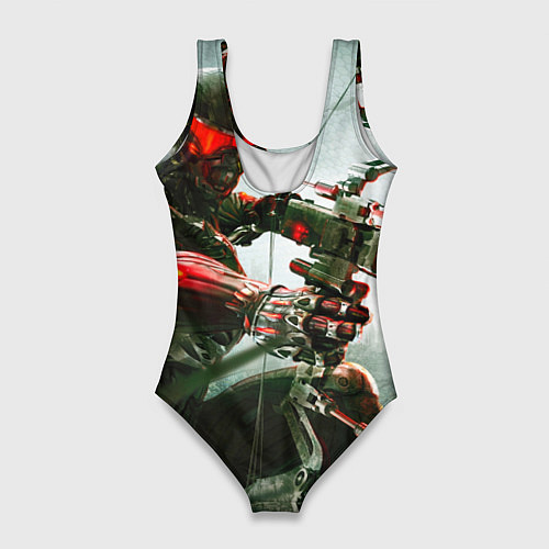 Женский купальник-боди Сrysis / 3D-принт – фото 2