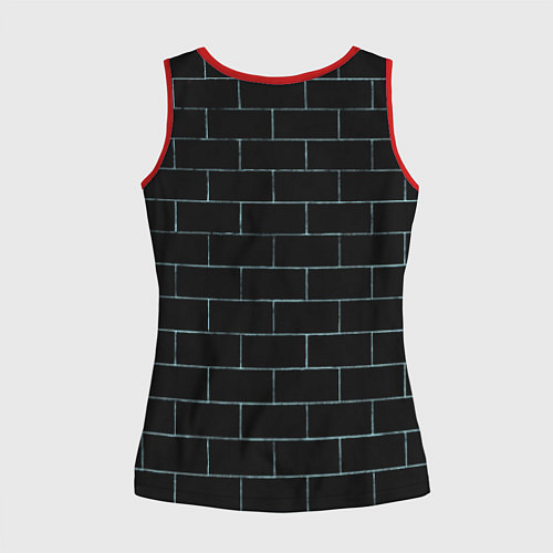 Женская майка без рукавов Pink Floyd: The Wall / 3D-Красный – фото 2