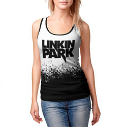 Майка-безрукавка женская LINKIN PARK, цвет: 3D-черный — фото 2