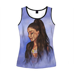 Майка-безрукавка женская Ariana Grande Ариана Гранде, цвет: 3D-черный
