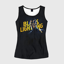 Майка-безрукавка женская Black Lightning - Thunder, цвет: 3D-черный