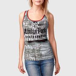 Майка-безрукавка женская LP Underground 3 0 - Linkin Park, цвет: 3D-красный — фото 2