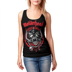 Майка-безрукавка женская Motorhead, цвет: 3D-черный — фото 2