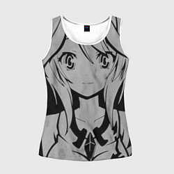 Майка-безрукавка женская No Game No Life, цвет: 3D-белый