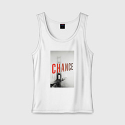 Майка женская хлопок Chance Gate, цвет: белый