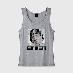 Майка женская хлопок Eminem labyrinth, цвет: меланж
