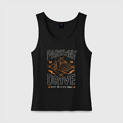 Майка женская хлопок Parkway Drive: Keep the flame alive, цвет: черный