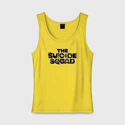 Майка женская хлопок The Suicide Squad, цвет: желтый