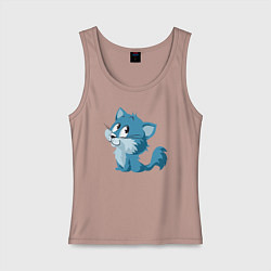 Женская майка Милый котёнок