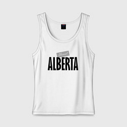 Майка женская хлопок Unreal Alberta, цвет: белый