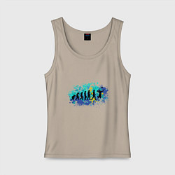 Майка женская хлопок Volley Evolution, цвет: миндальный