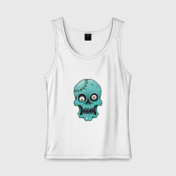 Женская майка Zombie Skull