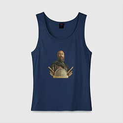 Майка женская хлопок Kanuni Sultan Suleyman, цвет: тёмно-синий