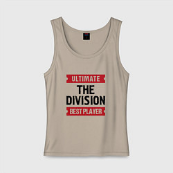 Женская майка The Division: таблички Ultimate и Best Player