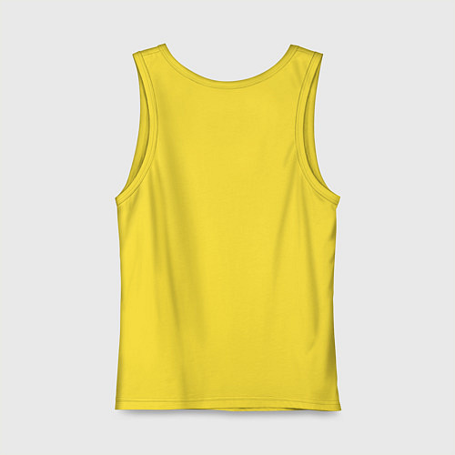 Женская майка Мама - буквы в полосочку / Желтый – фото 2