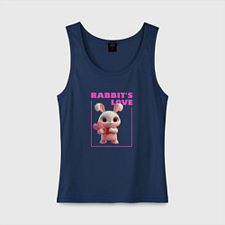 Женская майка Любовь кролика