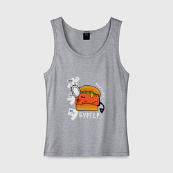 Женская майка Почита-бургер