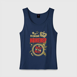 Майка женская хлопок Инженер лучший из лучших, цвет: тёмно-синий