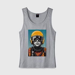 Женская майка Кибер пилот