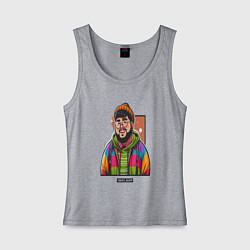 Женская майка Токсичный скуф