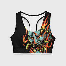 Женский спортивный топ Демон Они