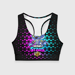 Топик спортивный женский BRAWL STARS LEON ОБОРОТЕНЬ, цвет: 3D-принт