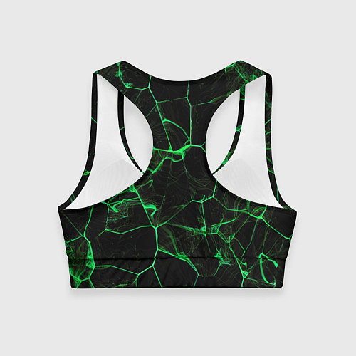 Женский спортивный топ Текстура / 3D-принт – фото 2