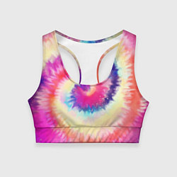 Женский спортивный топ Tie Dye vortex