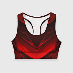 Топик спортивный женский GEOMETRY STRIPES, цвет: 3D-принт