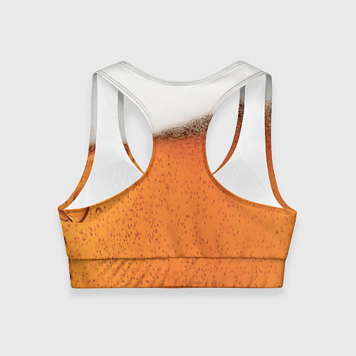 Женский спортивный топ ПИВО! / 3D-принт – фото 2