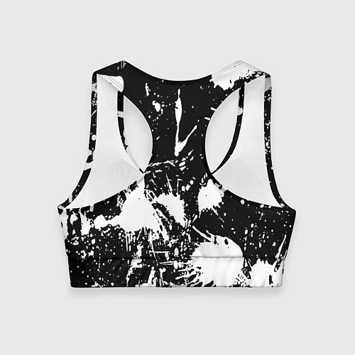 Женский спортивный топ ABSTRACT / 3D-принт – фото 2