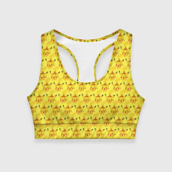Топик спортивный женский Pikachu БОМБИНГ, цвет: 3D-принт