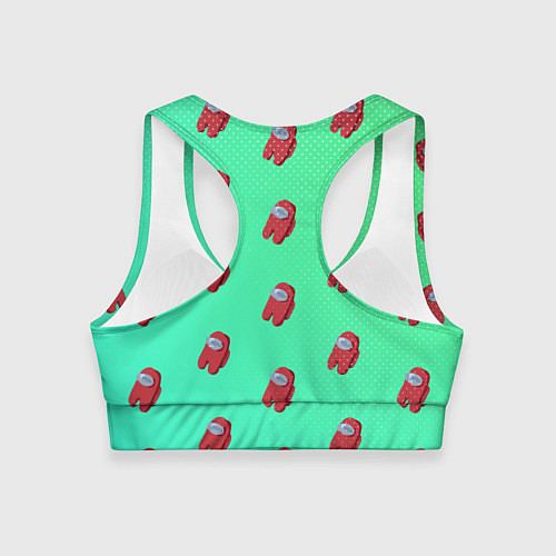 Женский спортивный топ Among us / 3D-принт – фото 2