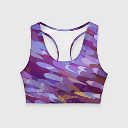 Топик спортивный женский Пупырки, цвет: 3D-принт