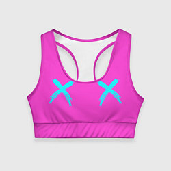 Топик спортивный женский CYBERSTYLE PINK, цвет: 3D-принт