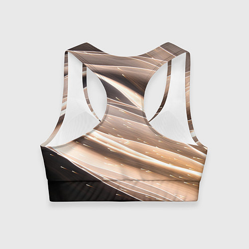 Женский спортивный топ МлеЧныЙ Путь / 3D-принт – фото 2