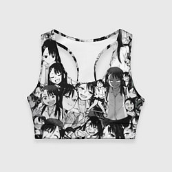 Женский спортивный топ Nagatoro Sempai