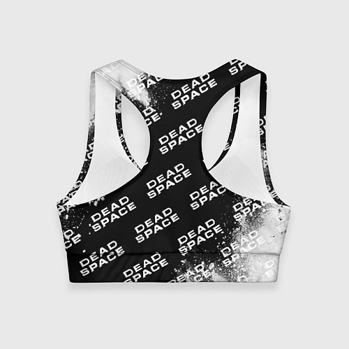Женский спортивный топ Dead Space - Exposion Pattern / 3D-принт – фото 2