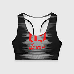 Топик спортивный женский 6IX9INE,, цвет: 3D-принт