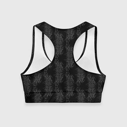 Женский спортивный топ Velialsquad / 3D-принт – фото 2