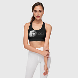 Топик спортивный женский Имя Адель, цвет: 3D-принт — фото 2