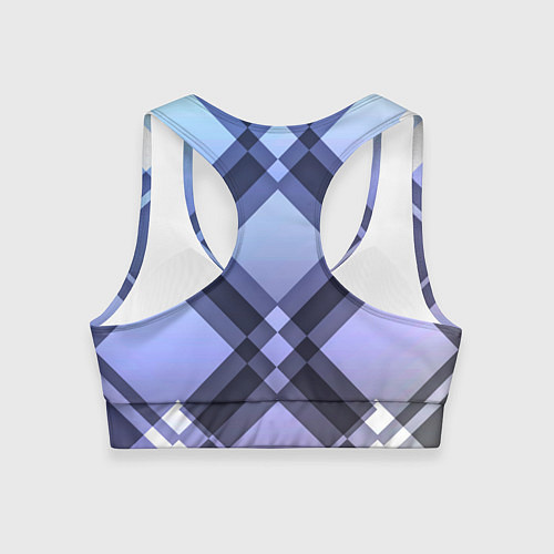 Женский спортивный топ Строгая абстракция / 3D-принт – фото 2