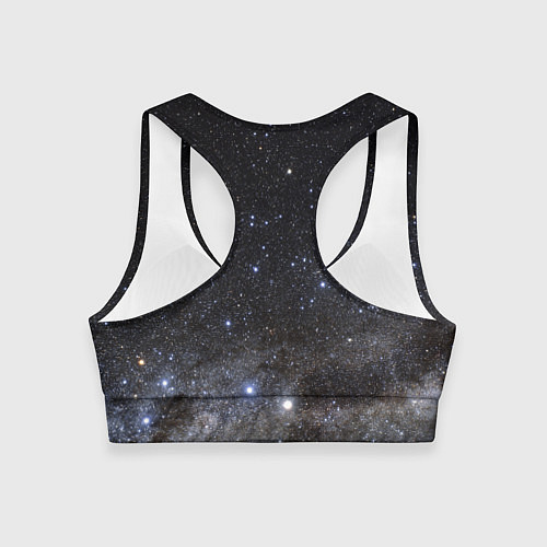 Женский спортивный топ Космический космос / 3D-принт – фото 2